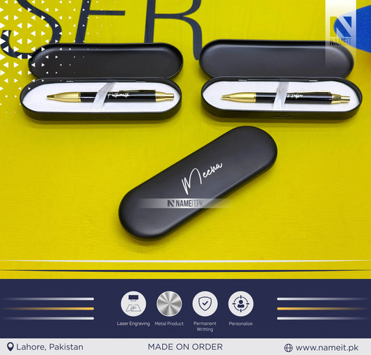 Personalized PEN, Roller Ballpen, Ballpoint Pen, Refillable Pens and retractable medium refill pen with Blue ink.