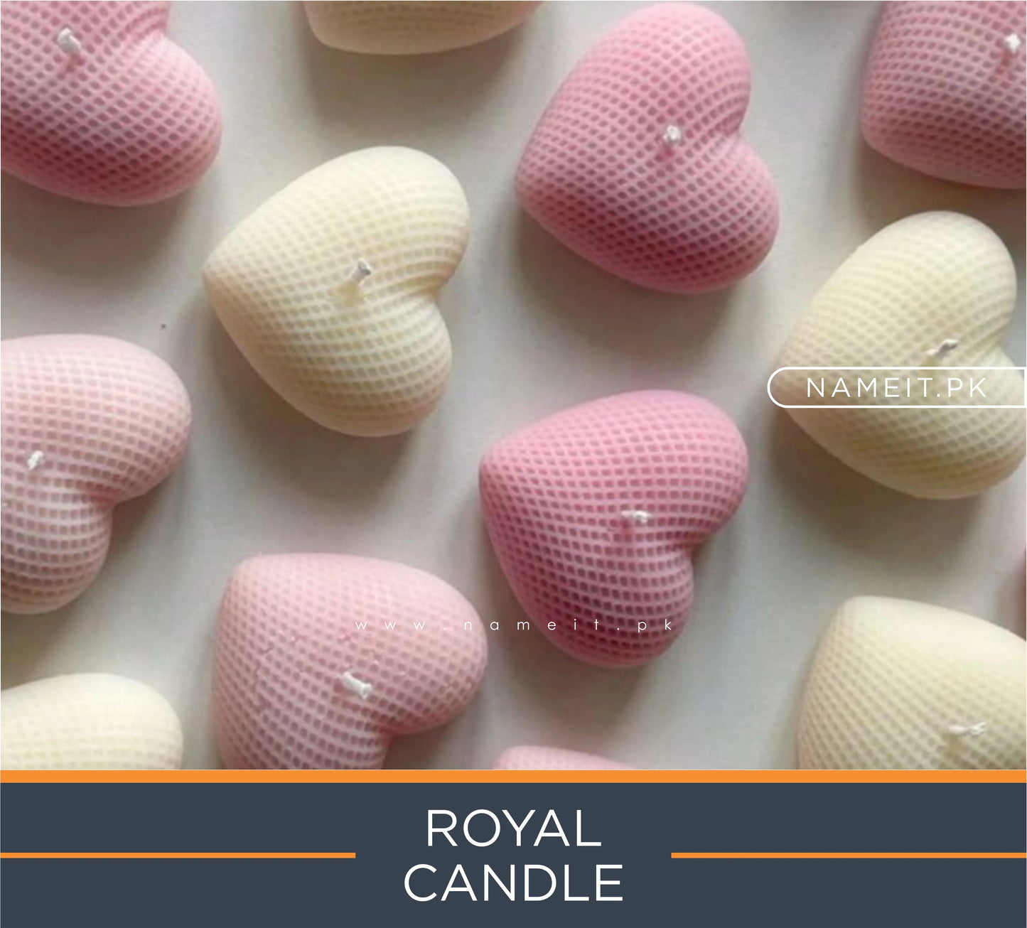 3D Heart-Shaped Candle – Romantic Wedding Gift & Elegant Home Décor Accent