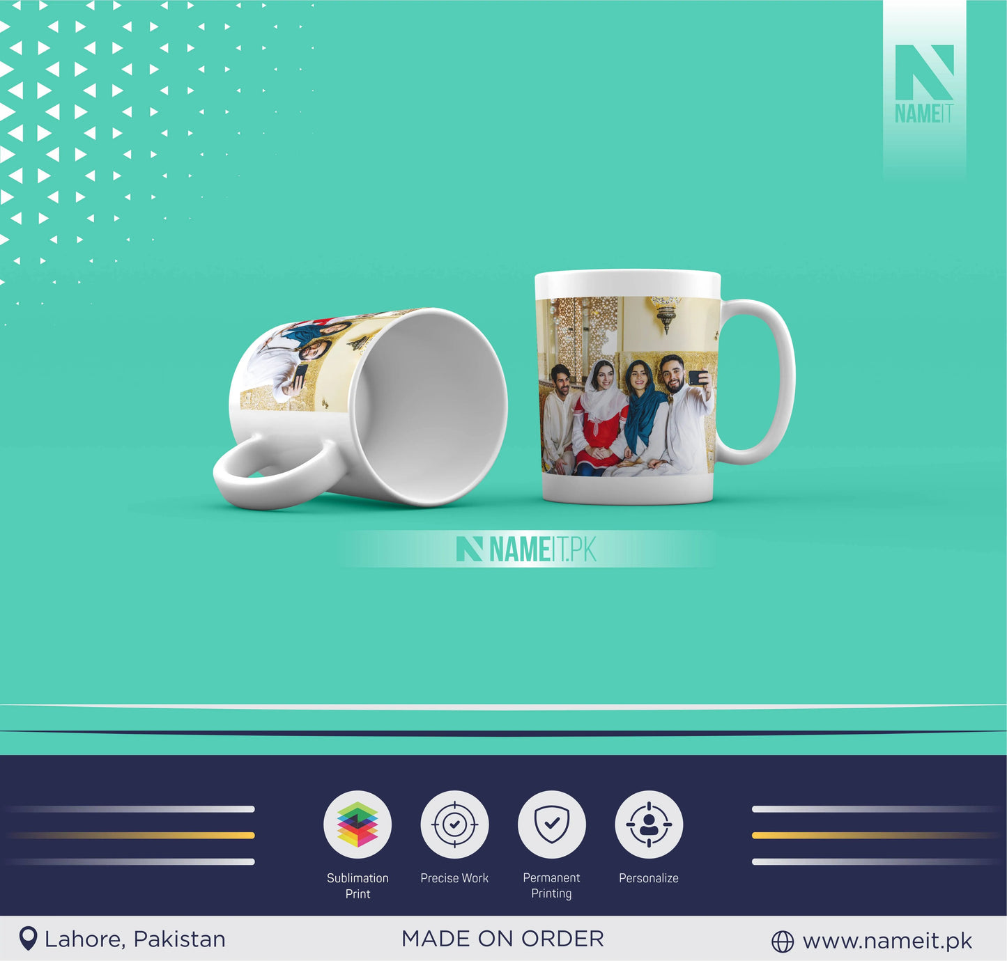 Mug, Customize Mug With Picture – Custom Coffee Cup – Unique Memory Keeper, Perfect Gift NAMEIT PAKISTAN