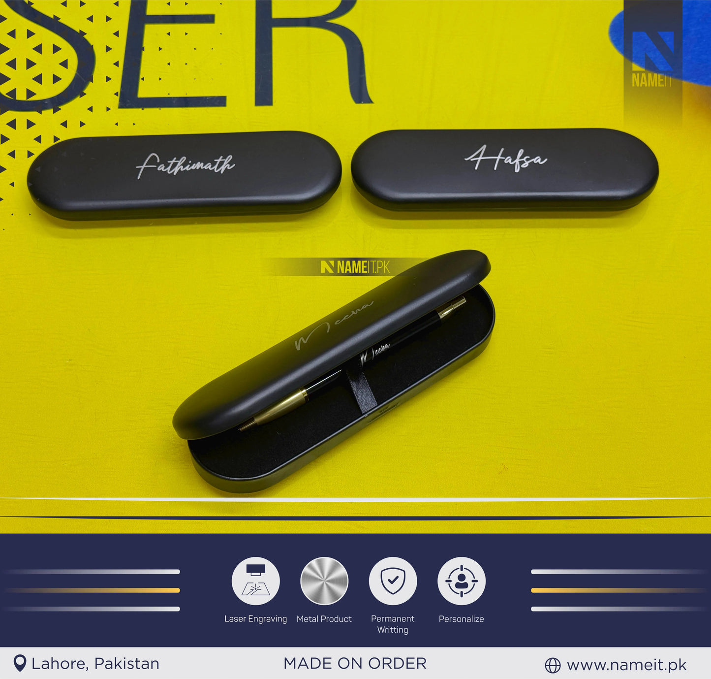 Personalized PEN, Roller Ballpen, Ballpoint Pen, Refillable Pens and retractable medium refill pen with Blue ink.