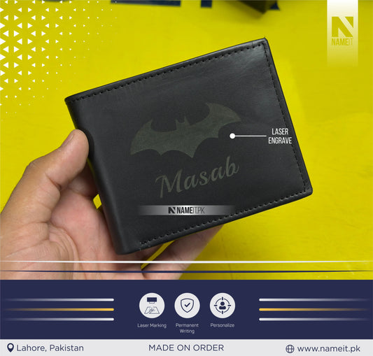 Wallet, Personalized Wallet,Mens Wallet,Engraved Wallet,Groomsmen Wallet,Leather Wallet,Custom Wallet,Boyfriend Gift for Men,Gift for Him (FREE GIFT BOX)