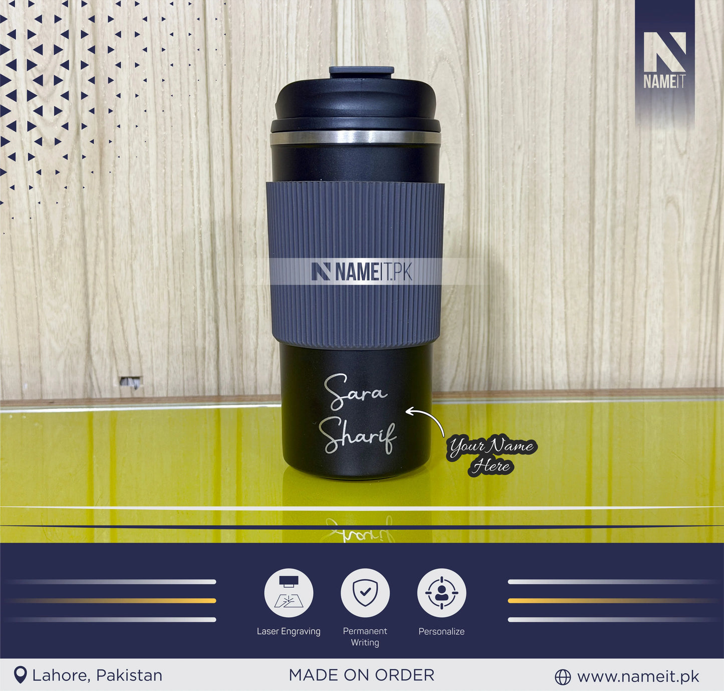 Thumbler, Coffee Mug 450ml - Vacuum Stainless Steel Insulated Coffee Travel Mug Spill Proof and Leakproof Lid, Double Walled Reusable Tumbler Cups for Keep Hot/Ice Coffee, Tea