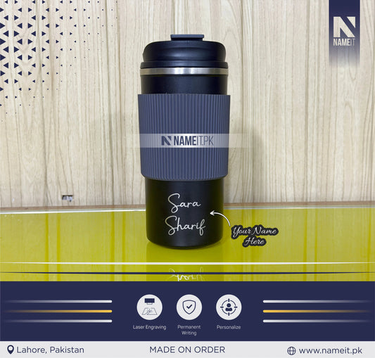 Thumbler, Coffee Mug 450ml - Vacuum Stainless Steel Insulated Coffee Travel Mug Spill Proof and Leakproof Lid, Double Walled Reusable Tumbler Cups for Keep Hot/Ice Coffee, Tea