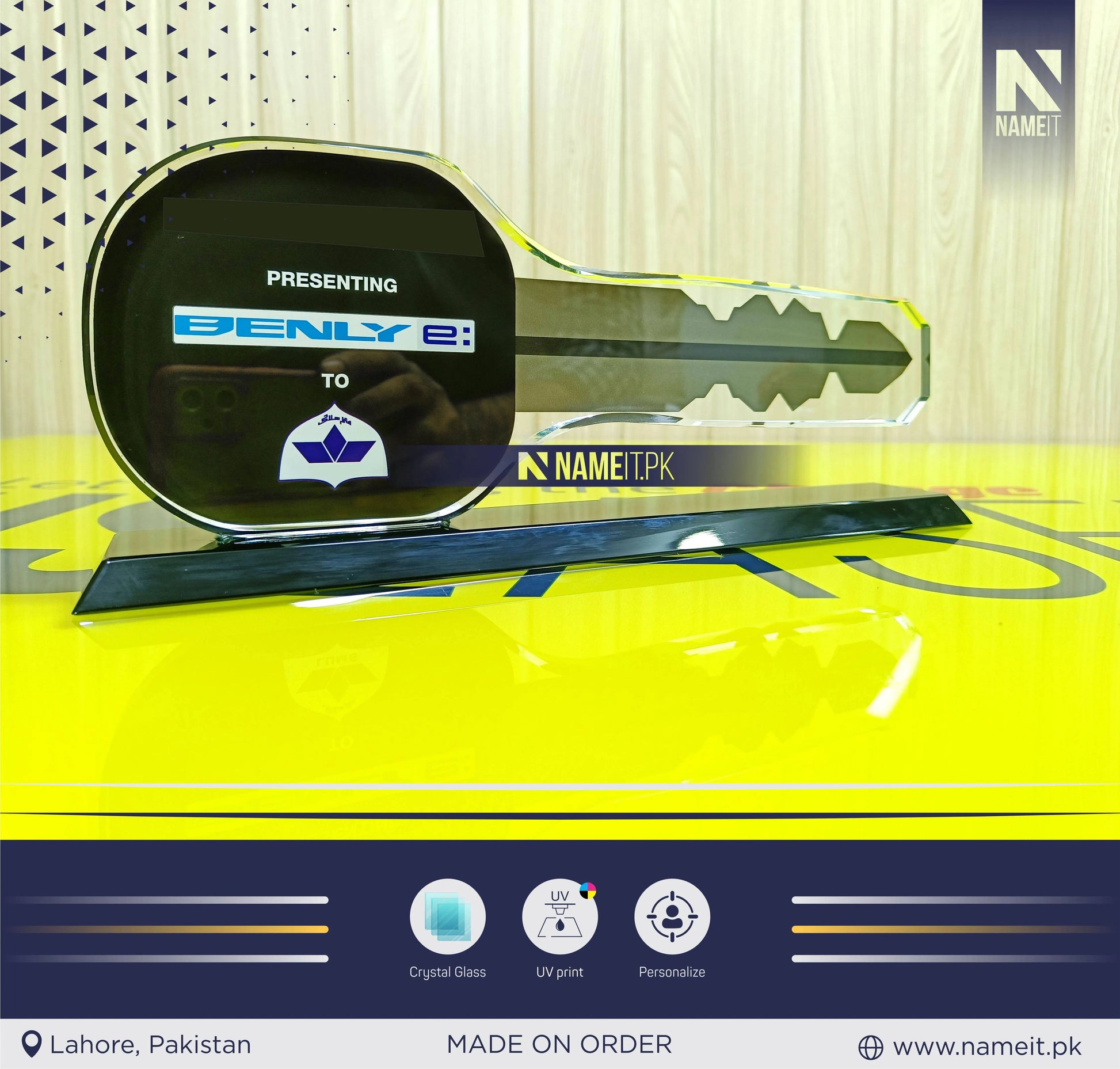 Custom Auto Key Award, Giant Car Key Prop, Car Sale Photo Prop, Custom Car Sales Marketing Prop, Car Dealership Photo Booth Prop, Car Sales Social Media Photo Prop NAMEIT PAKISTAN