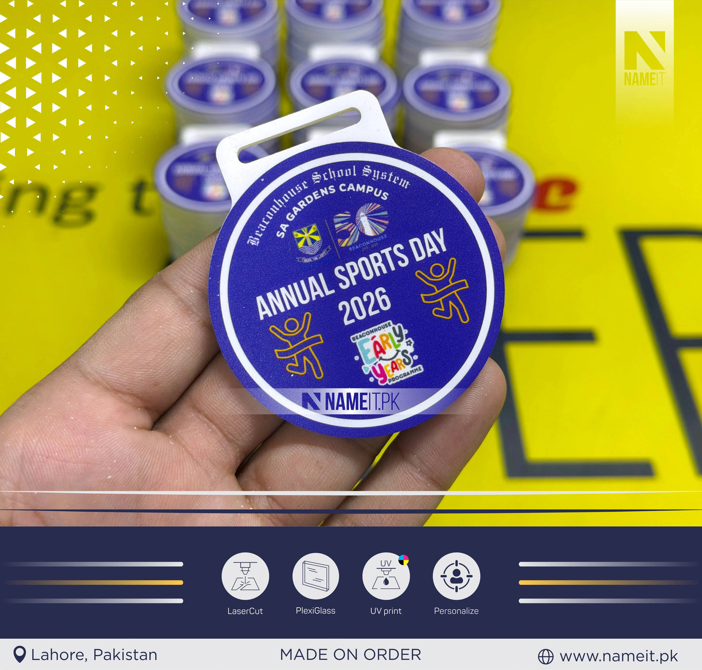 Medal, Custom acrylic Winning Medal, Award, Personalized, Sports games award, Running medal, Hunter medal, Achievement medal, Graduation medal