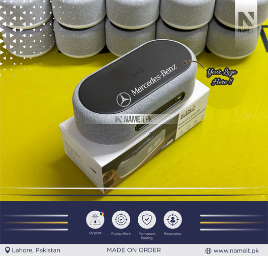 New Alarm Clock Time LED Light Thermometer Bluetooth Speaker 15W Fast Charging Dock Station for IPhone Samsung Wireless Charger