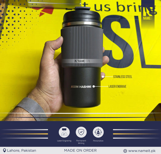 Coffee Tumbler, Personalized Laser Engraved Stainless Steel Travel Mug – Premium Insulated Coffee Tumbler with Custom Name