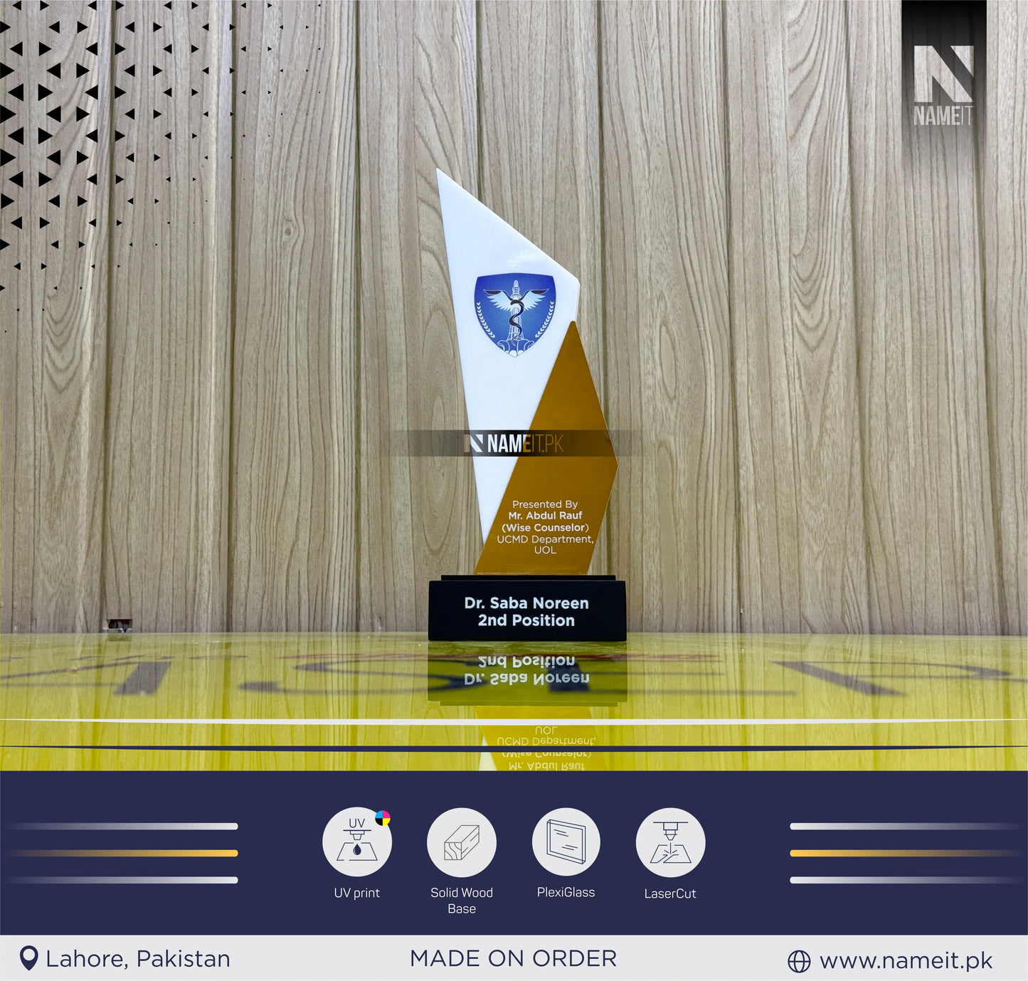 Custom Award, Add Logo, Custom Trophy, Free Design, Employee Award, Achievement Award, Business Award, University Trophy,
