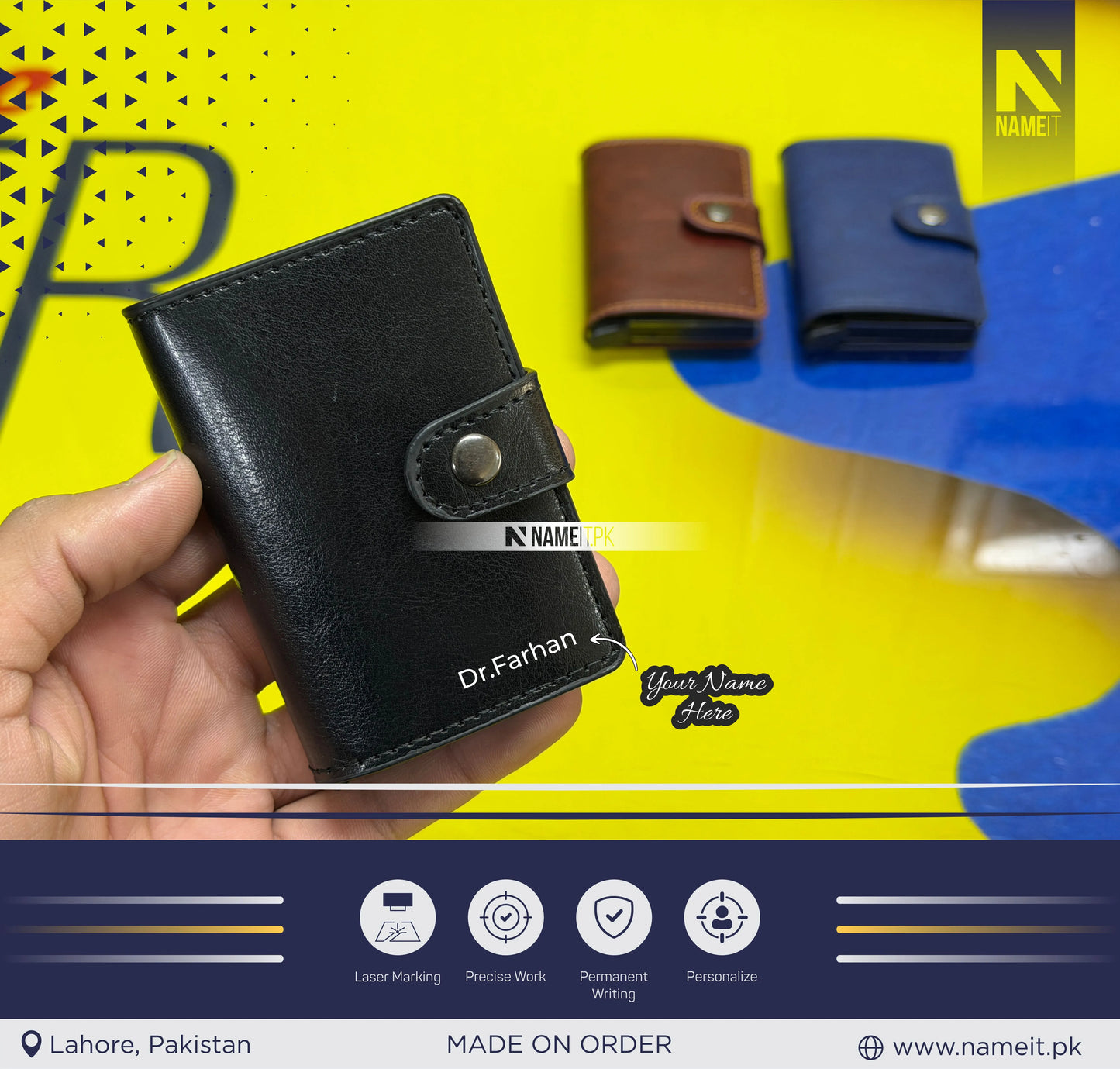 Metal RFID Blocking card Holder Fashion Slim Thin Card holder Aluminum Card holder Pop up Card holder Wallet Automatic button Wallet