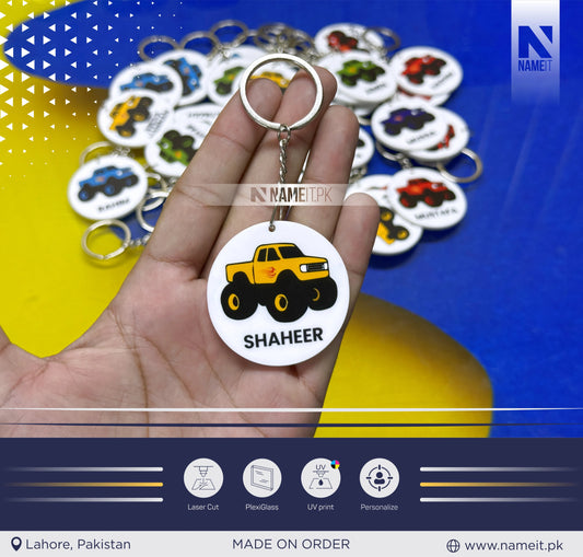 Keyring, Custom Car Keychain from photo, License Plate Custom Keychain, Personalized Acrylic Auto Key Ring, Gift for Car Lover, Custom Car Gift
