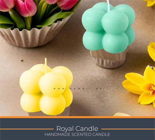 Candle, Bubble Shape Scented Candle – Romantic Wedding Gift & Elegant Home Décor Accent