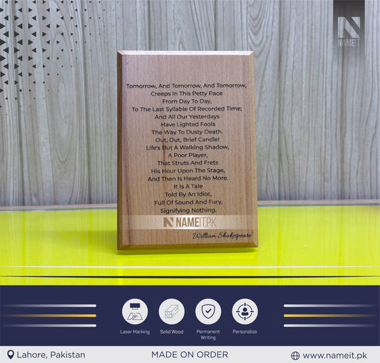 Personalised Pure Wooden Photo Frame, Engraved Text Date Names, Wedding Picture Frame, Couples Housewarming, Anniversary, Valentine’s Day