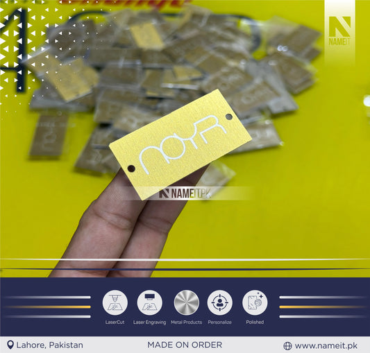 Custom Products Tags, Custom Laser Engraved Tag, Bag Metal Label, Custom Clothing Labels, Clothing Tags, Engraved Tag (Copy)