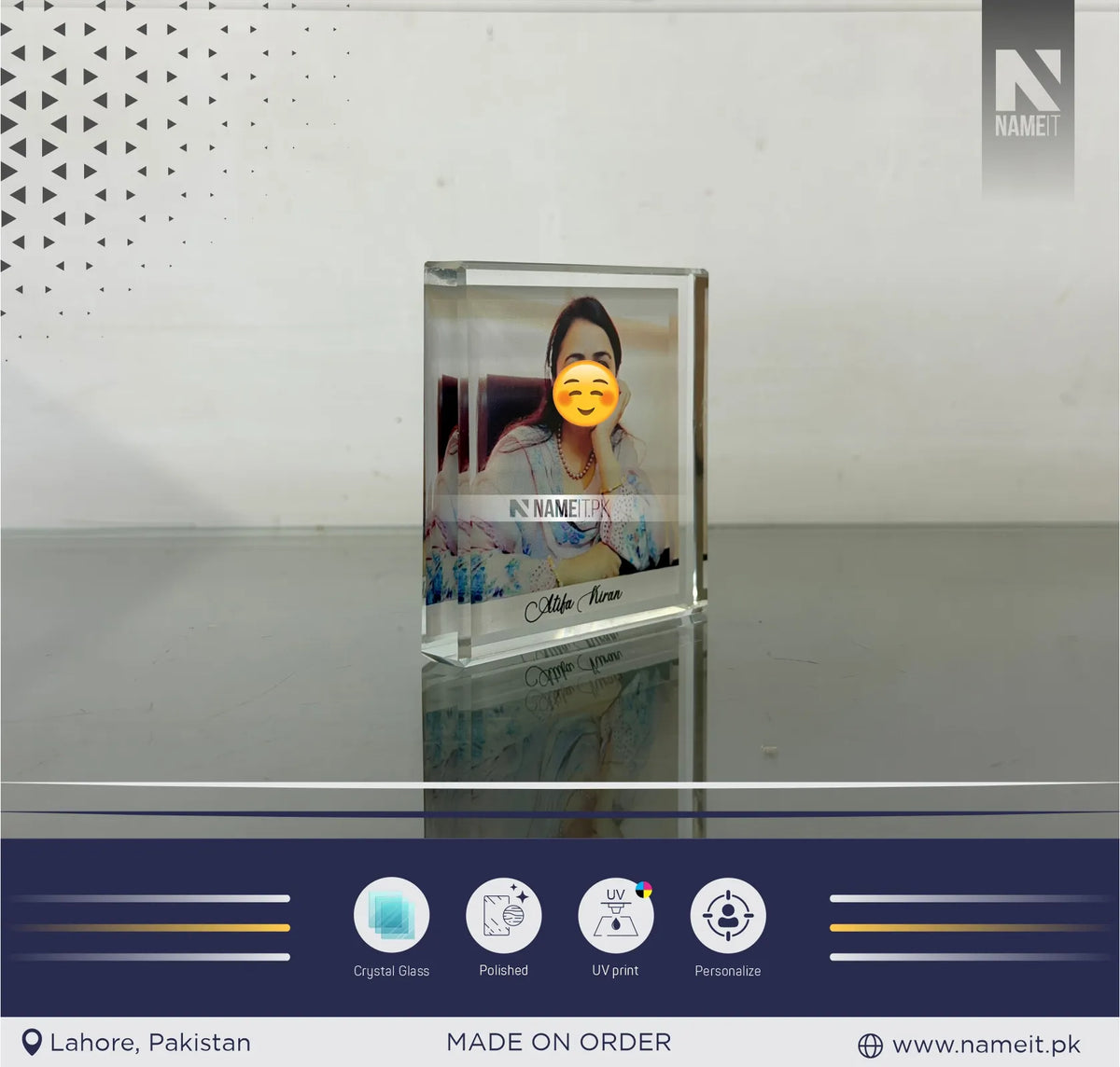 Engagement Personalised Photo Block, Engagement Gift, Anniversary Photo Frame, Wedding Gift, Engagement Acrylic Plaque