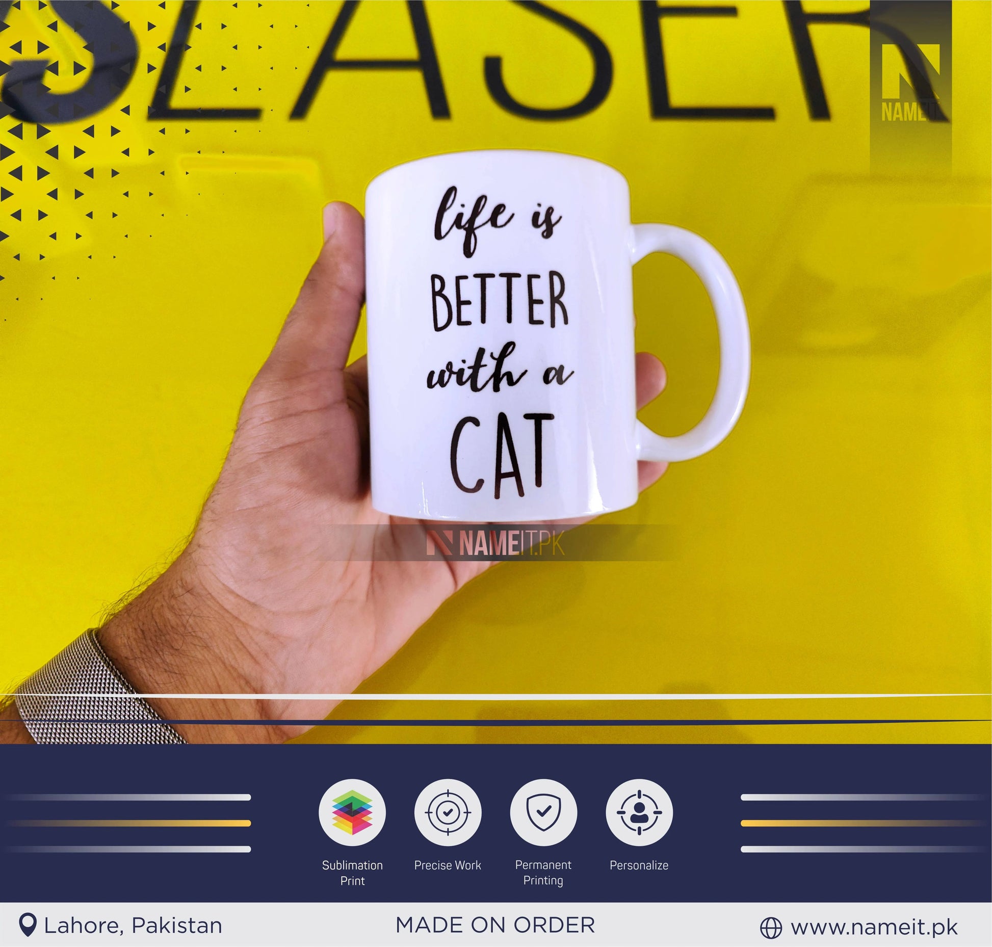 Mug, Customize Mug, Birthday Gift Specially Made For Girls NAMEIT PAKISTAN