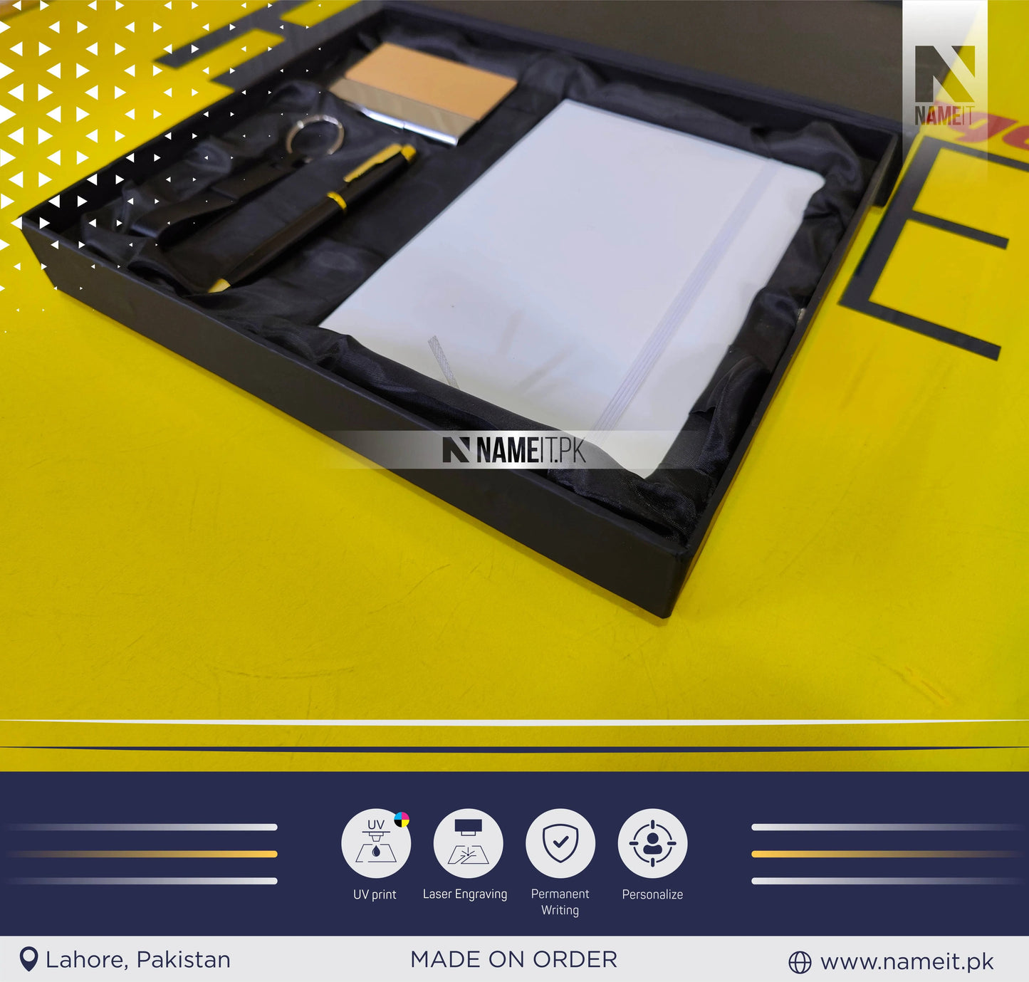 Corporate Gifts Box With Company Logo, Personalized Gift Box, Business Gift Box, Custom Gift Box, Present For Boss NAMEIT PAKISTAN
