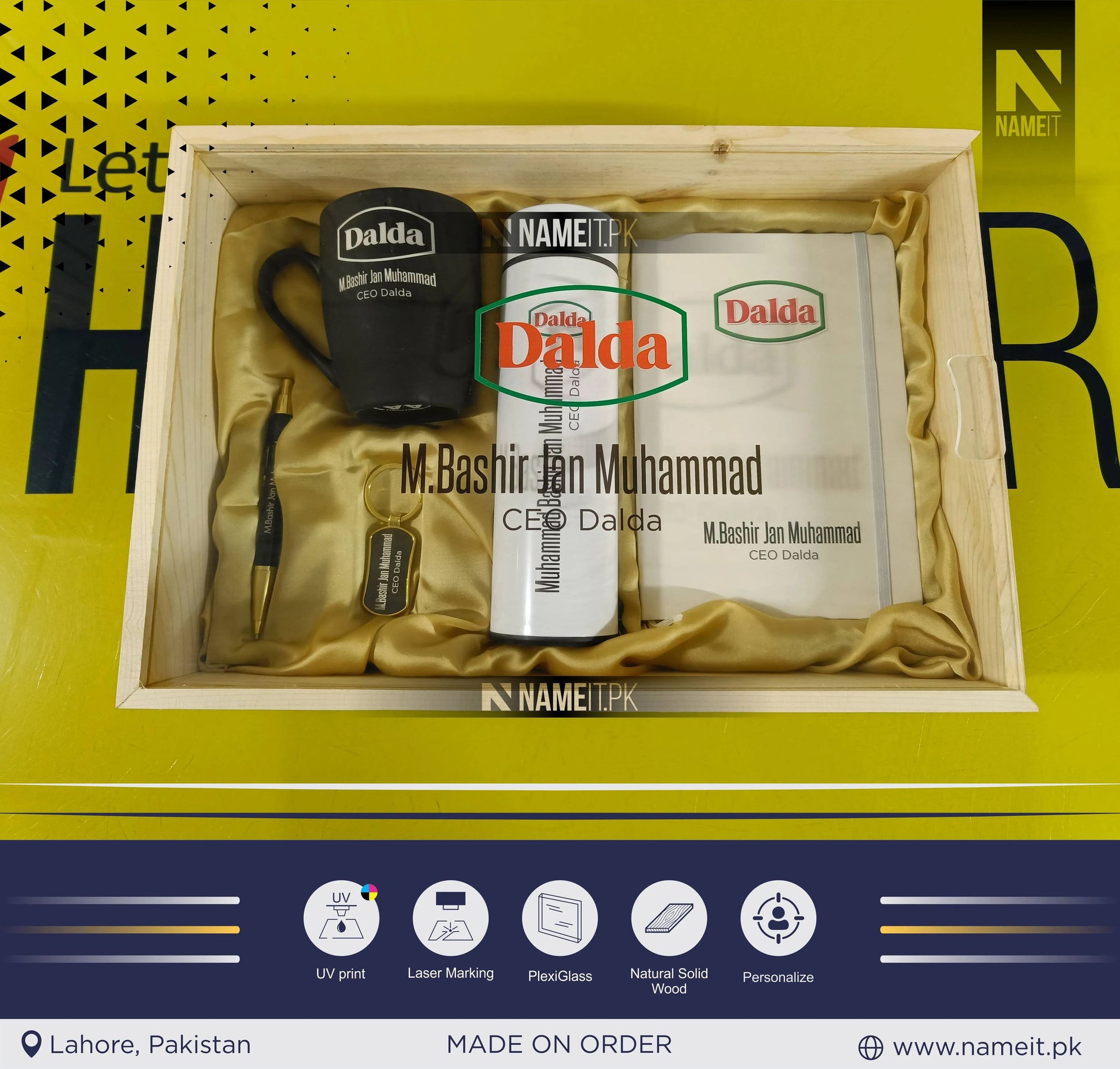 Corporate Gifts For Clients, Gift Box With Company Logo, Personalised Gift Box, Business Gift Box, Custom Gift Box, Present For Boss NAMEIT PAKISTAN