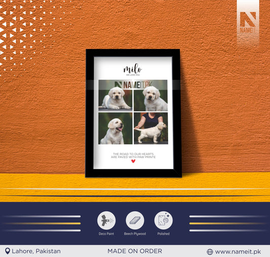 Personalized Premium pet frame memorial gift, Dog Memorial Photo Frame, Cat Memorial Photo Frame, Pet Memorial Gift NAMEIT PAKISTAN