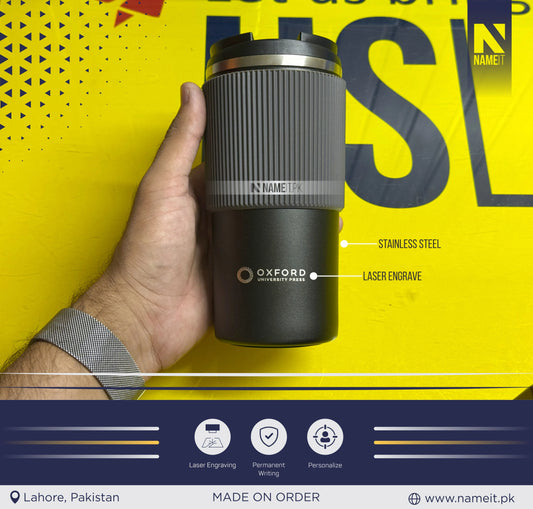 Coffee Tumbler, Personalized Laser Engraved Stainless Steel Travel Mug – Premium Insulated Coffee Tumbler with Custom Name