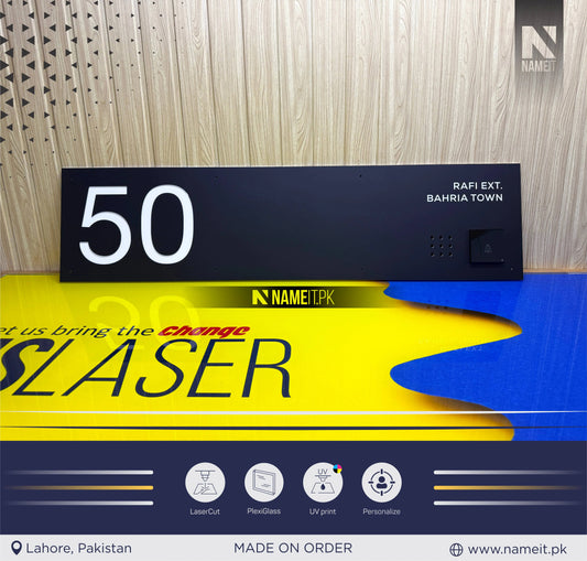 House Name Plate, House Name Sign Plaque Home Door Address House Decor Custom Home Name Plate Sign