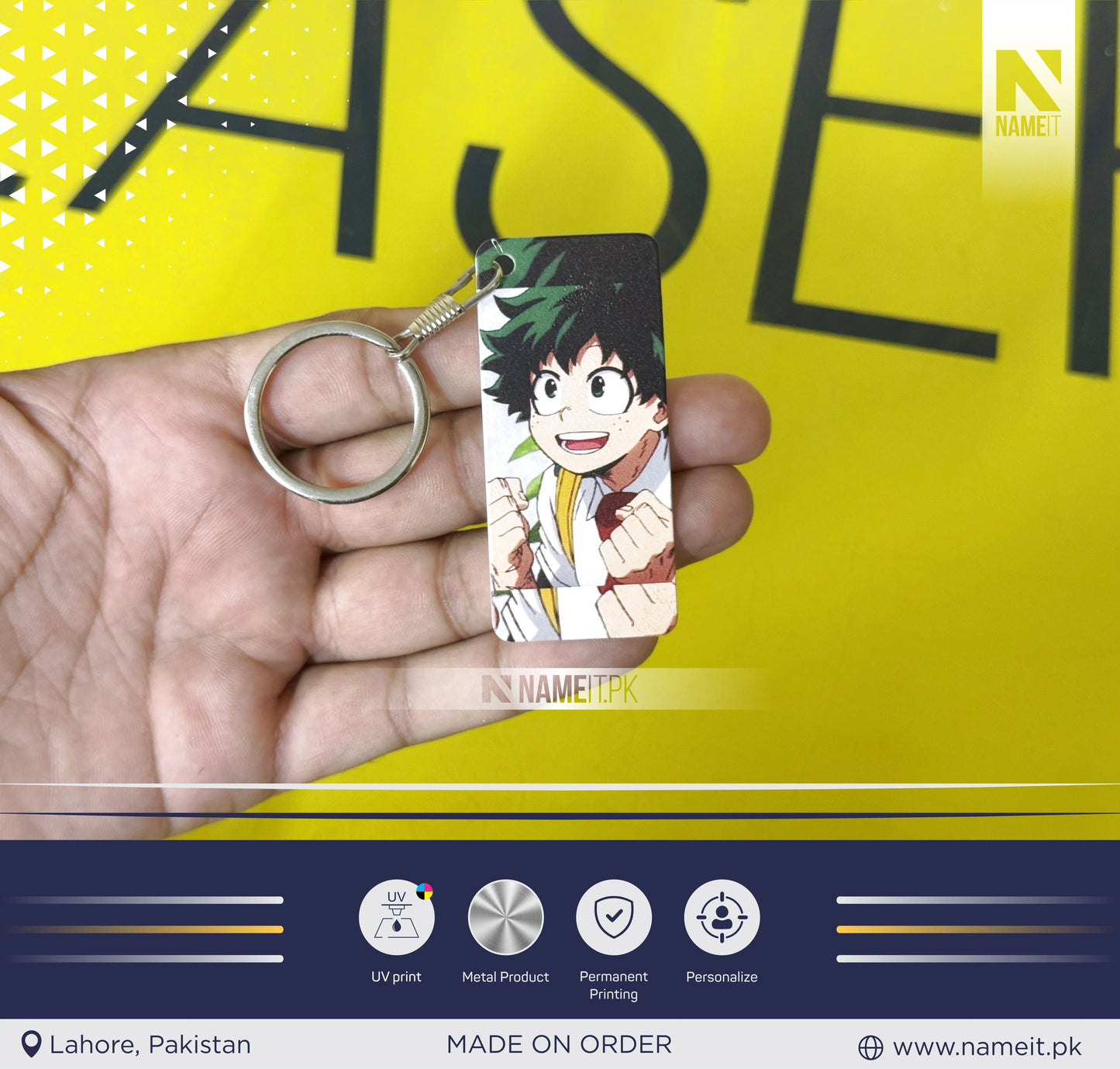 Keychain, Metal Keychain, Photo Keyring, Personalised Metal Keychain, High-Quality Printed Keyring, Gift for Birthday, Anniversary, Mother's day