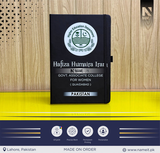 Diary, Custom Diary Printed, Customize Diary For Higher Education Department-HED Punjab - Congratulations Gift - Government Officer Gift - Officer Gift - New Job Gift