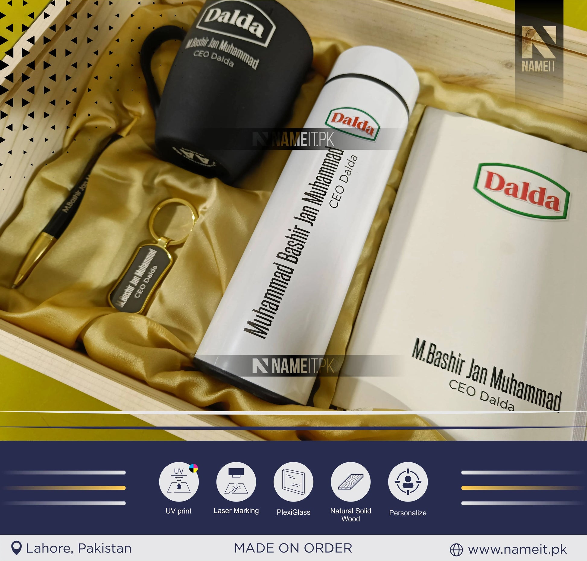 Corporate Gifts For Clients, Gift Box With Company Logo, Personalised Gift Box, Business Gift Box, Custom Gift Box, Present For Boss NAMEIT PAKISTAN