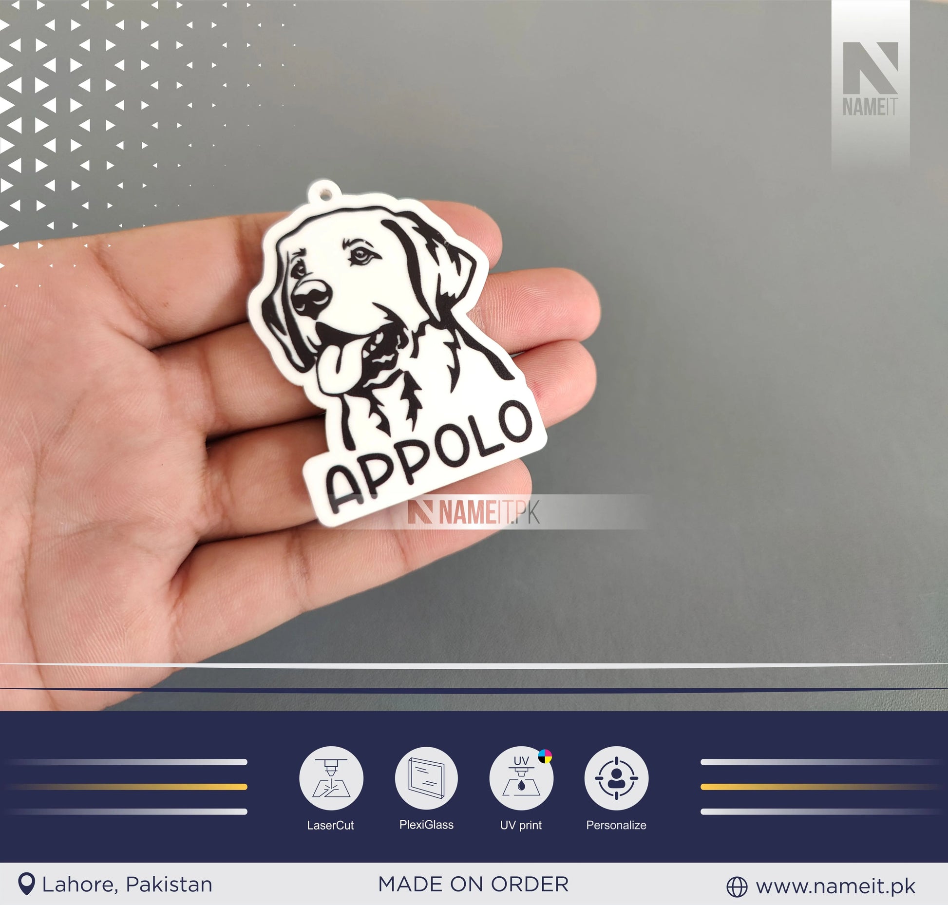 Custom Pet Tags Using Pet Photo + Name Dog ID Tags Name Dog Tag Pet ID Tags Personalized Dog Tags Cat ID Tags Dog Tags for Collars Cat Tag NAMEIT PAKISTAN