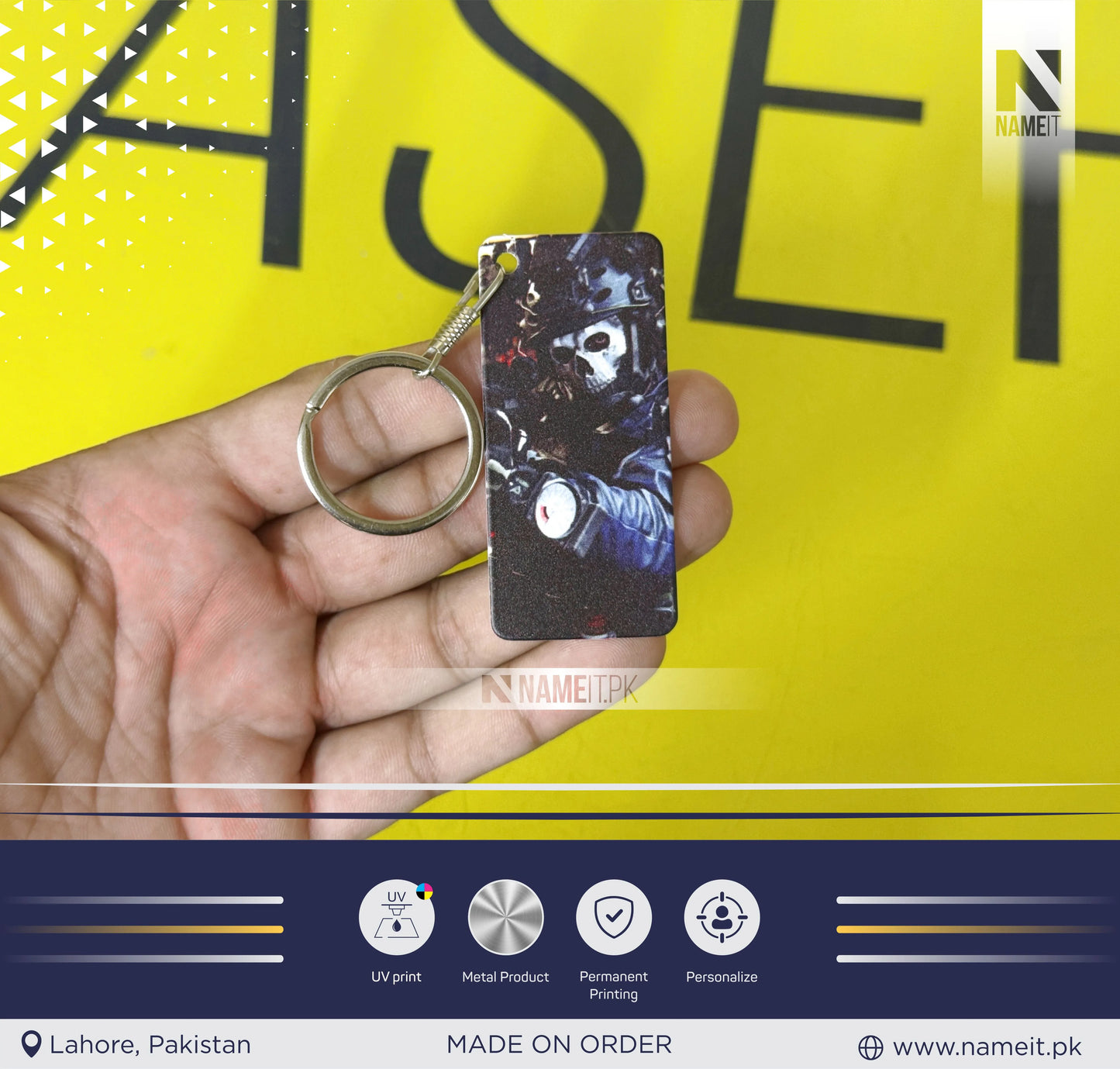 Keychain, Metal Keychain, Photo Keyring, Personalised Metal Keychain, High-Quality Printed Keyring, Gift for Birthday, Anniversary, Mother's day