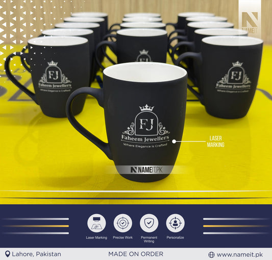 Mug, Custom Mug, Velvet Mug, Name & Quote, Coffee Mug Personalized Gift, Personalized Company Mug Engraved Mug, Employee Appreciation Gift