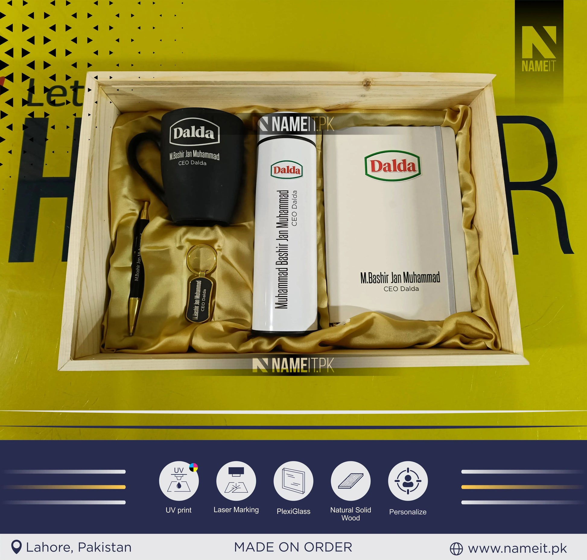 Corporate Gifts For Clients, Gift Box With Company Logo, Personalised Gift Box, Business Gift Box, Custom Gift Box, Present For Boss NAMEIT PAKISTAN