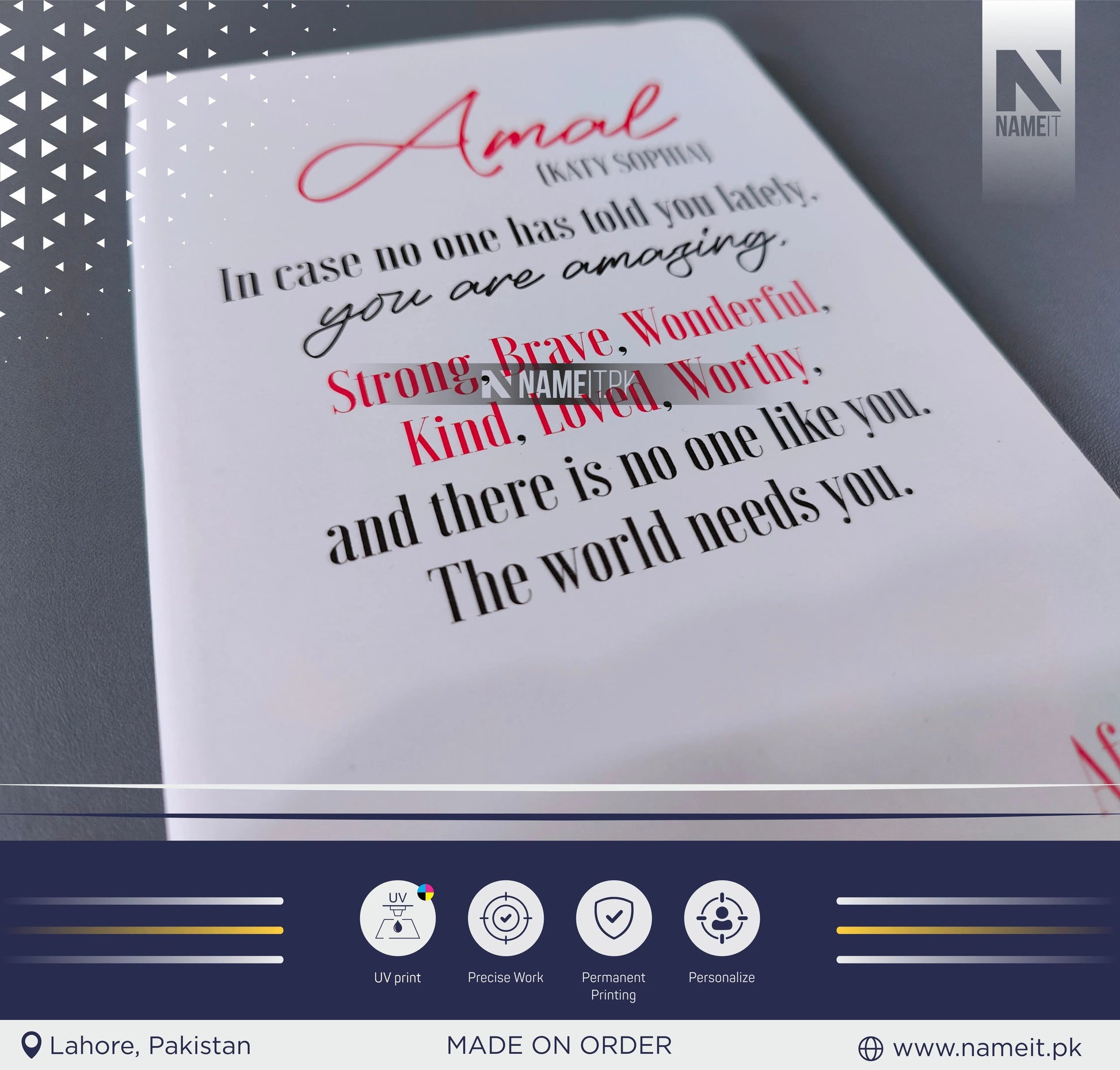 Journal Personalized Notebook, Custom Quote Journal, Wedding Bible Verse Gift, Bible Verse Gift, Custom Quote Gift, Personalized Journal NAMEIT PAKISTAN