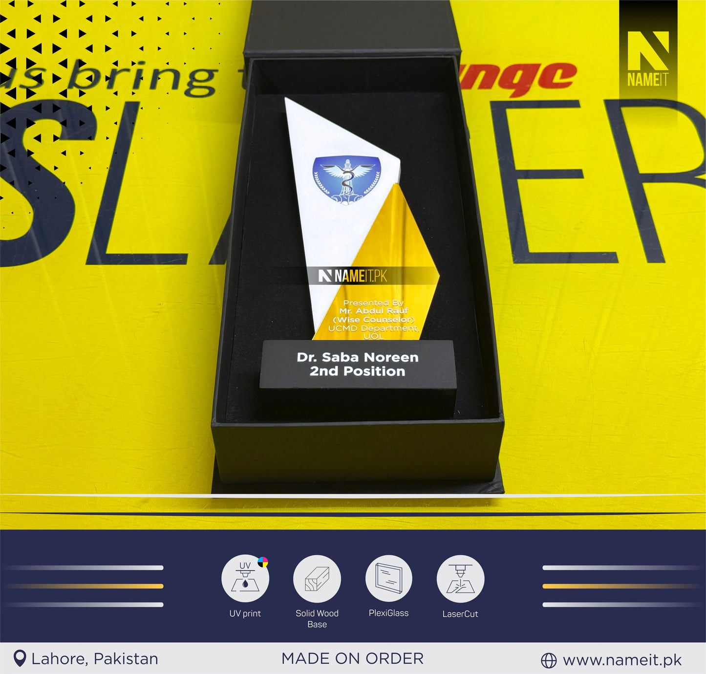 Custom Award, Add Logo, Custom Trophy, Free Design, Employee Award, Achievement Award, Business Award, University Trophy,