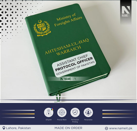 Diary, Custom Diary Printed, Customize Diary For Ministry of Foreign Affairs - Congratulations Gift - Government Officer Gift - Officer Gift - New Job Gift (Copy)