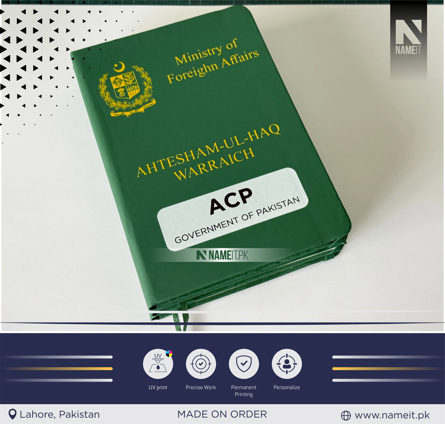Diary, Custom Diary Printed, Customize Diary For Ministry of Foreign Affairs - Congratulations Gift - Government Officer Gift - Officer Gift - New Job Gift (Copy)