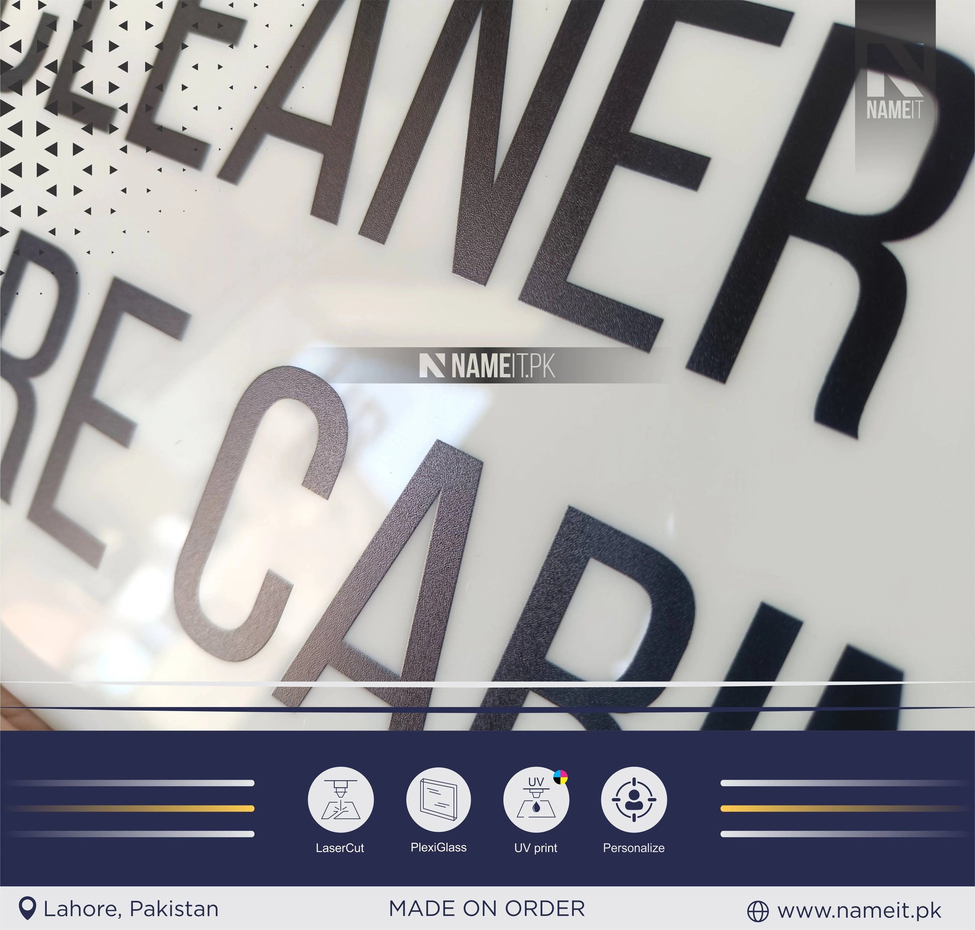 Personalized door sign with your own text, door sign for you offic , custom door sign door platte to order, custom made sign NAMEIT PAKISTAN