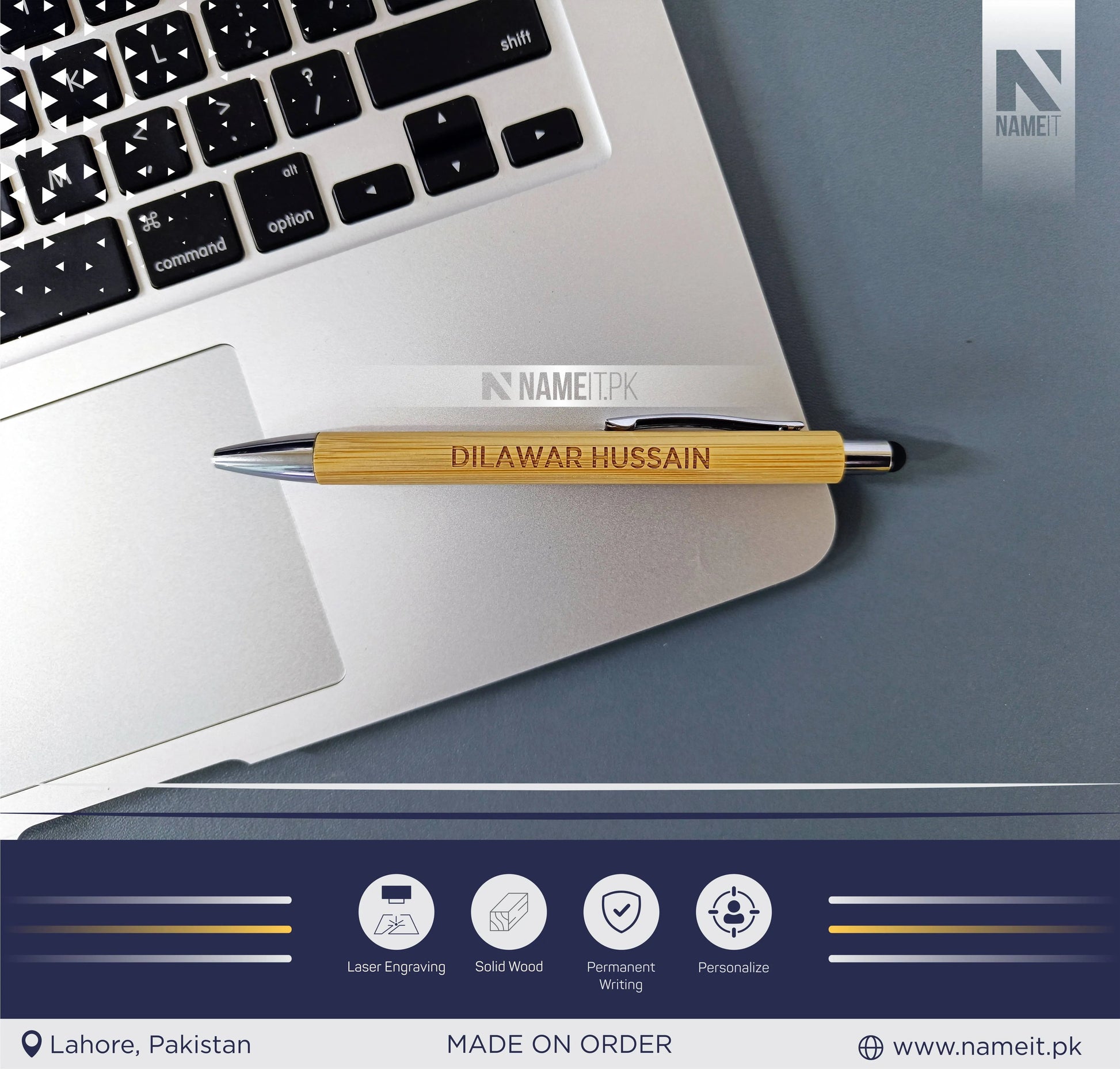 Personalized Pen, Perfect for Long-Lasting Advertisement Of Company, Your Name , Logo NAMEIT PAKISTAN