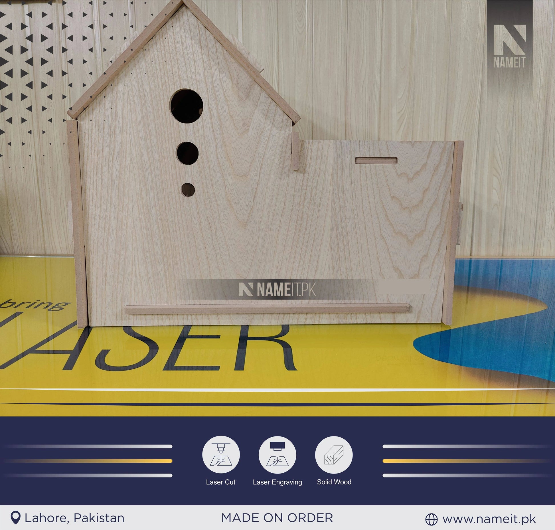 Cat Home, Custom Bungalow Cat House, Modern Cat House, Indoor cat Castle, Cat Furniture, Extra Large Cat House, Cat Bed, NAMEIT PAKISTAN