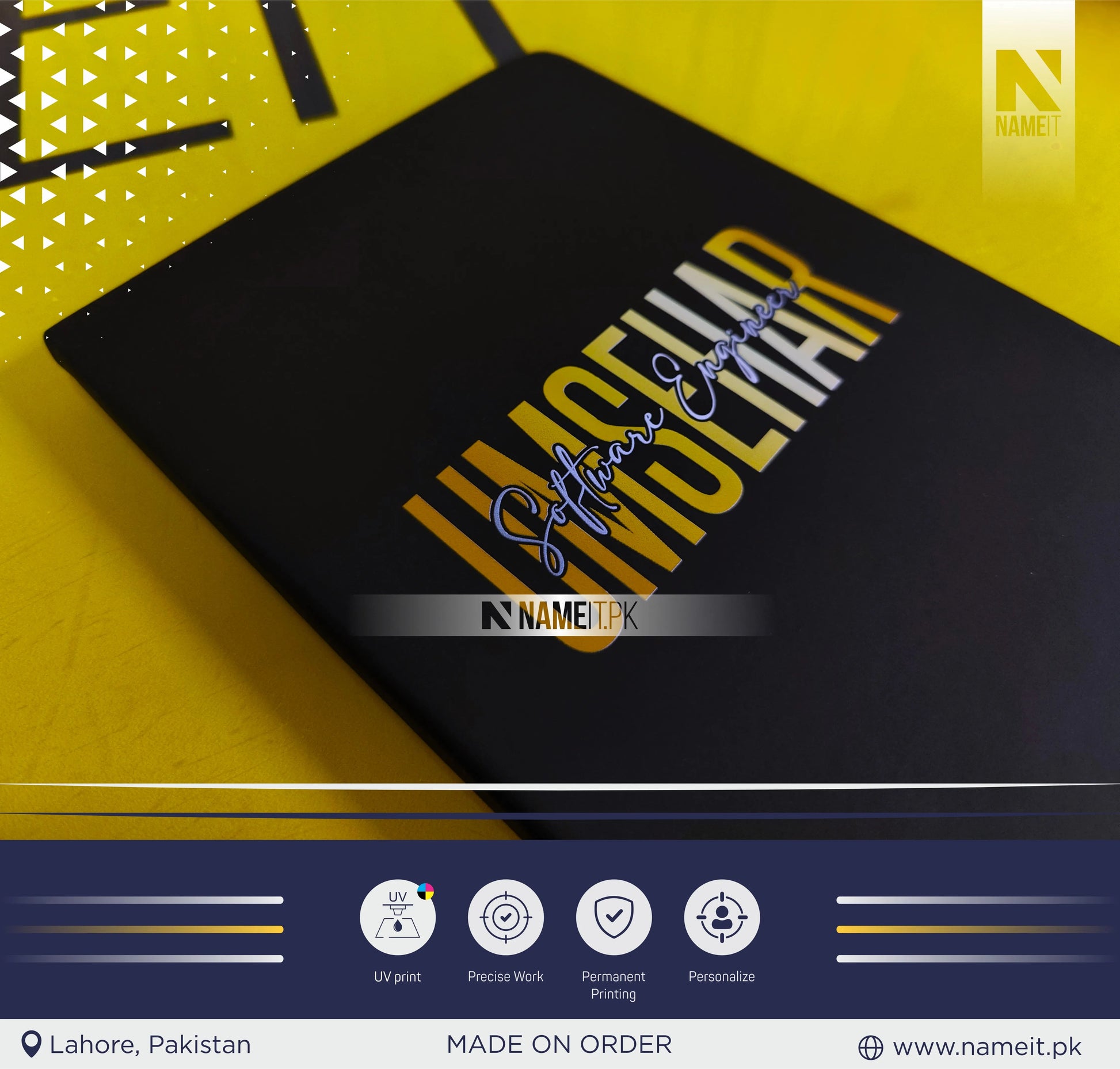 Diary, Personalized Diary A5, Diary with Name, custom Notebook Gift, Personalized Diary Men/Women/Graduation gifts, Employee Appreciation Gifts NAMEIT PAKISTAN