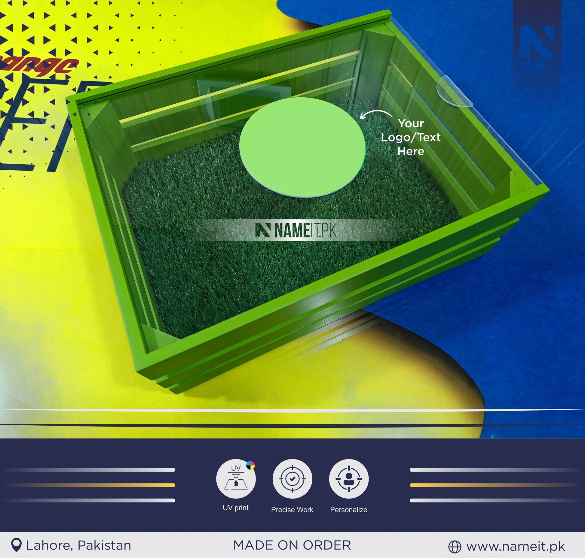 Personalized Corporate Wooden Crates, S NAMEIT PAKISTAN