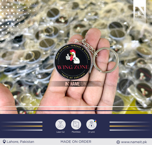 Keychain, Company logo keyring, business logo keyring, double sided keyring, your logo design, custom design keyring, Perfect for Gifts, Giveaways