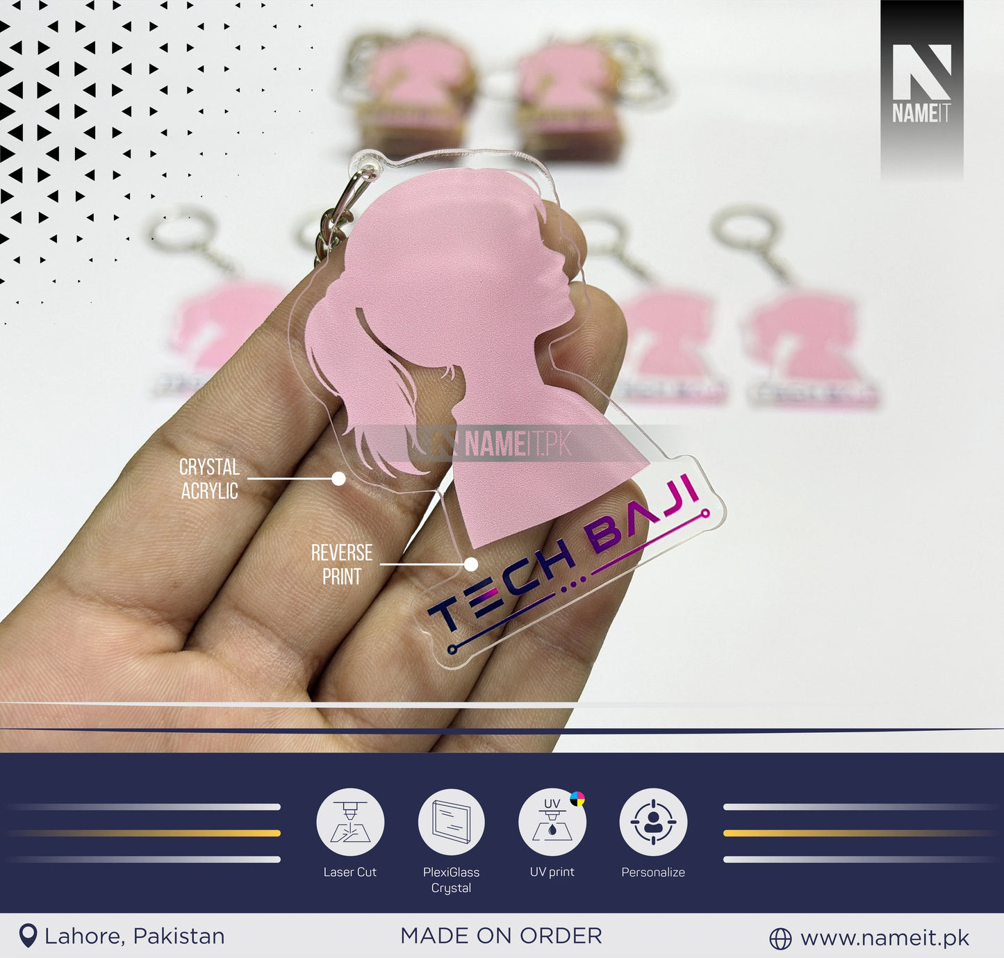 Keyring, Custom Acrylic Keychain Personalized Photo Charm Pet Photo bag Keyring ,Logo Printing Keychain,Family Photo Keychain,Christmas Gifts for Her