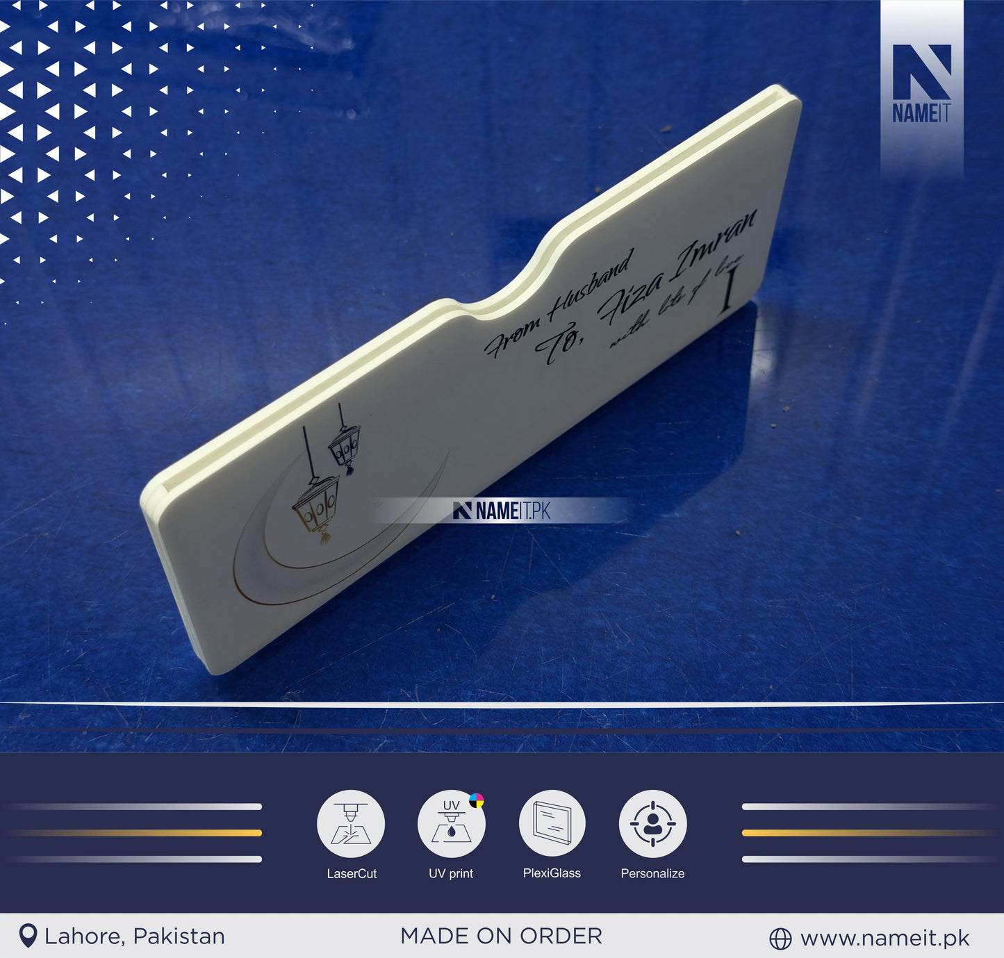 Acrylic Envelope For Your Wife Special Gift/ Acrylic Envelope For Eidi/ Acrylic Envelope For Money/ Enelope For Gift/ Eidi Envelope For Wife