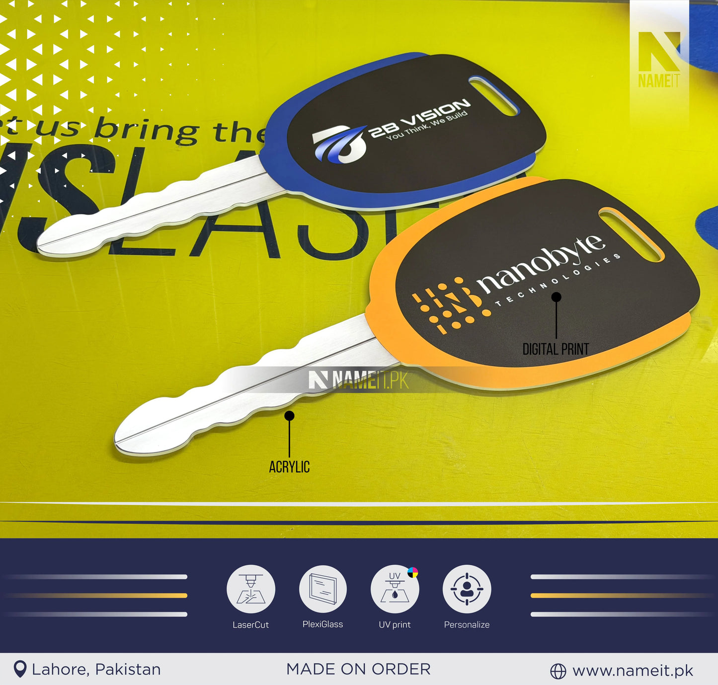 KEY, Gift, Award,Custom Giant Auto Key Award – Car Dealership Photo Prop for Sales & Social Media Marketing | Car Handover Display Key