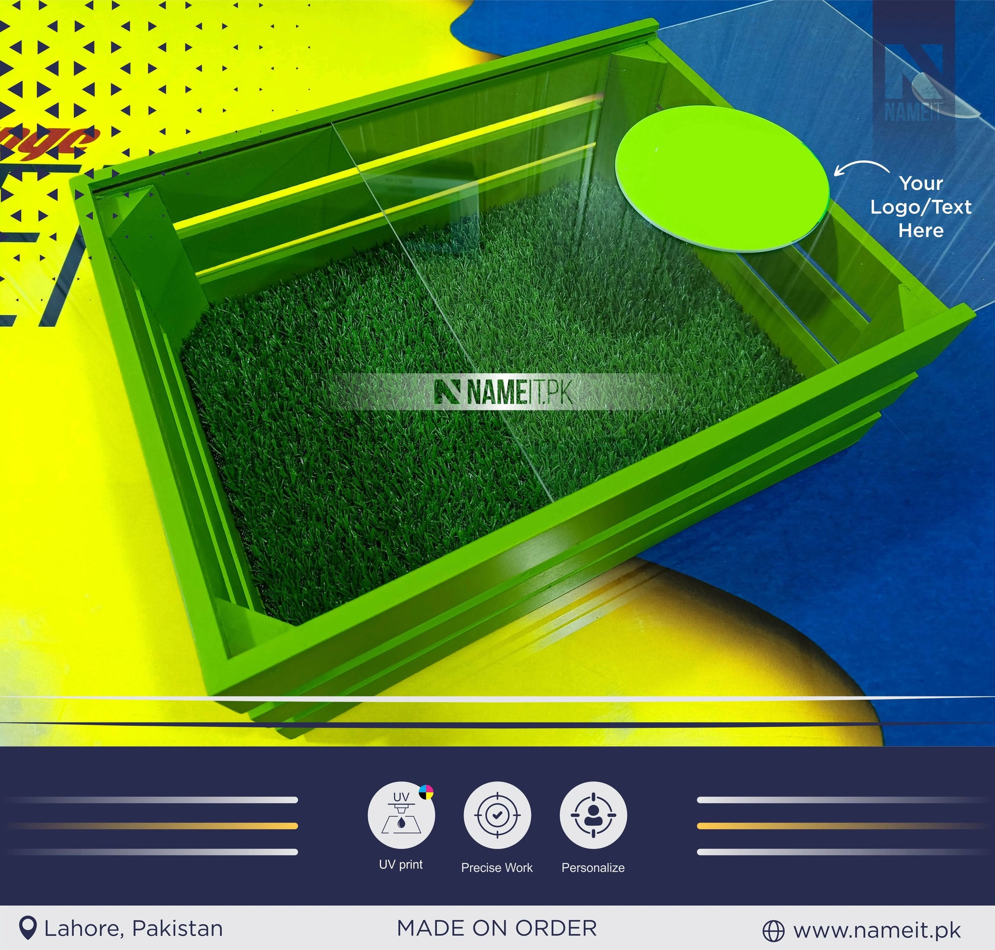 Personalized Corporate Wooden Crates, S NAMEIT PAKISTAN