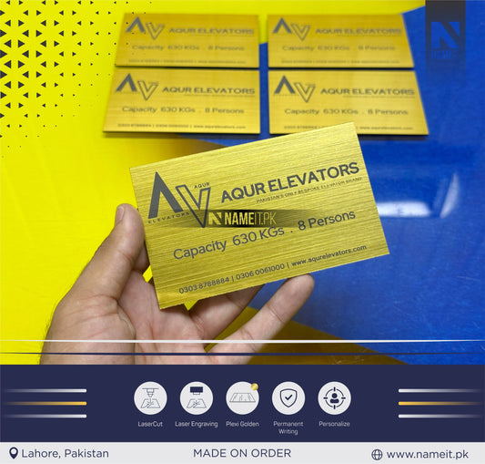 Custom Industrial Label Machine Tags - Custom designed machine tag - Asset tag-ID tag - Nameplate - Asset label - ID plate