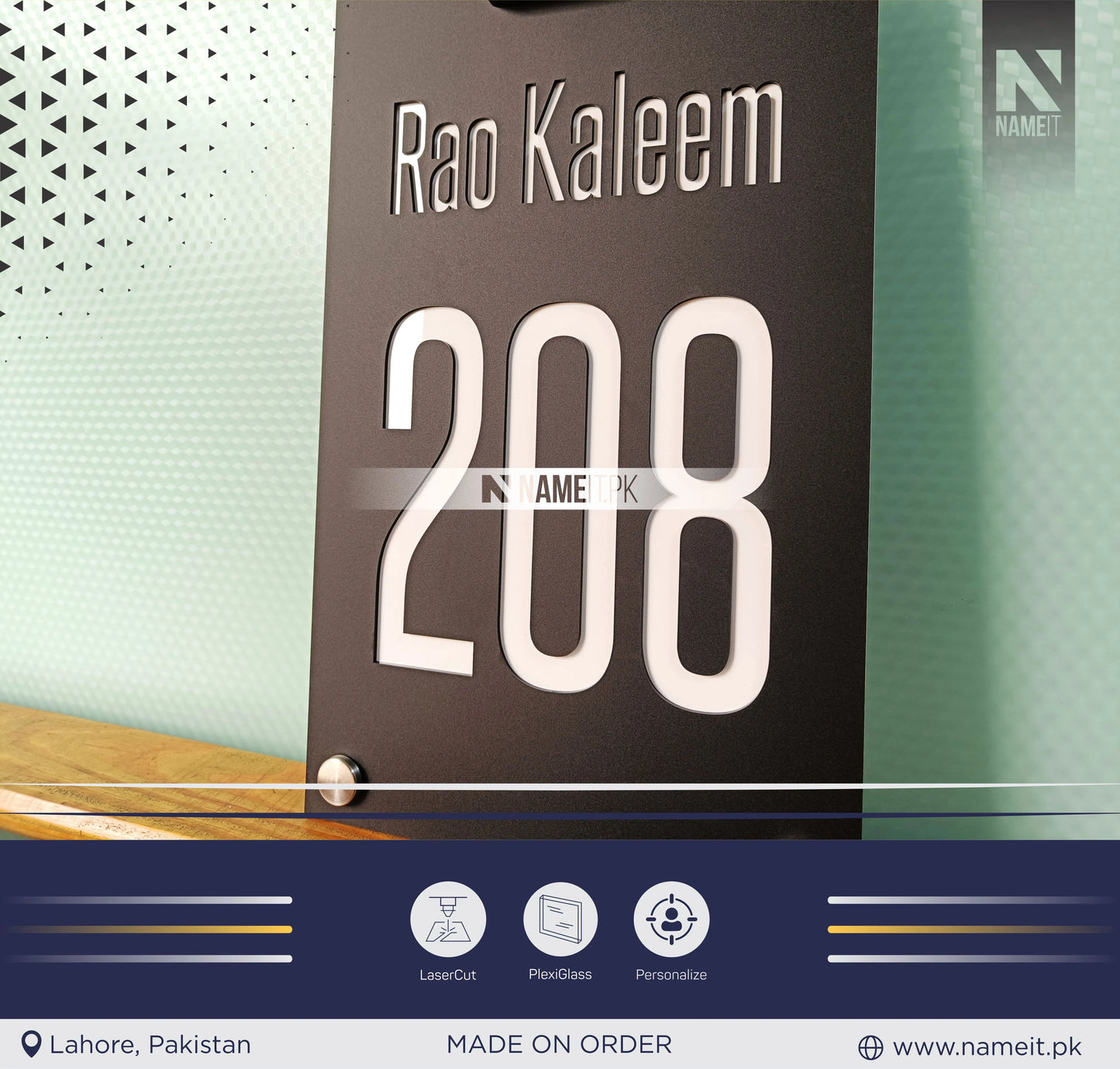 House Name Plate, House Name Sign Plaque Home Door Address House Decor Custom Home Name Plate Sign