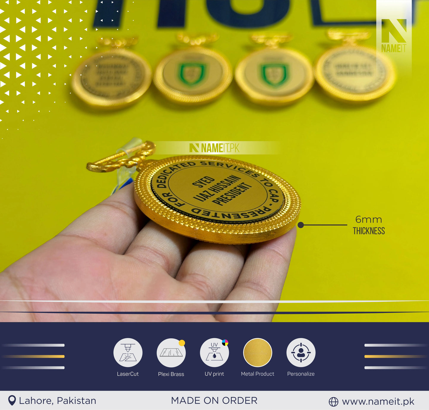 Medal, Custom Golden Medal Winning Medal, Award, Personalized, Sports games award, Running medal, Hunter medal, Achievement medal, Graduation medal