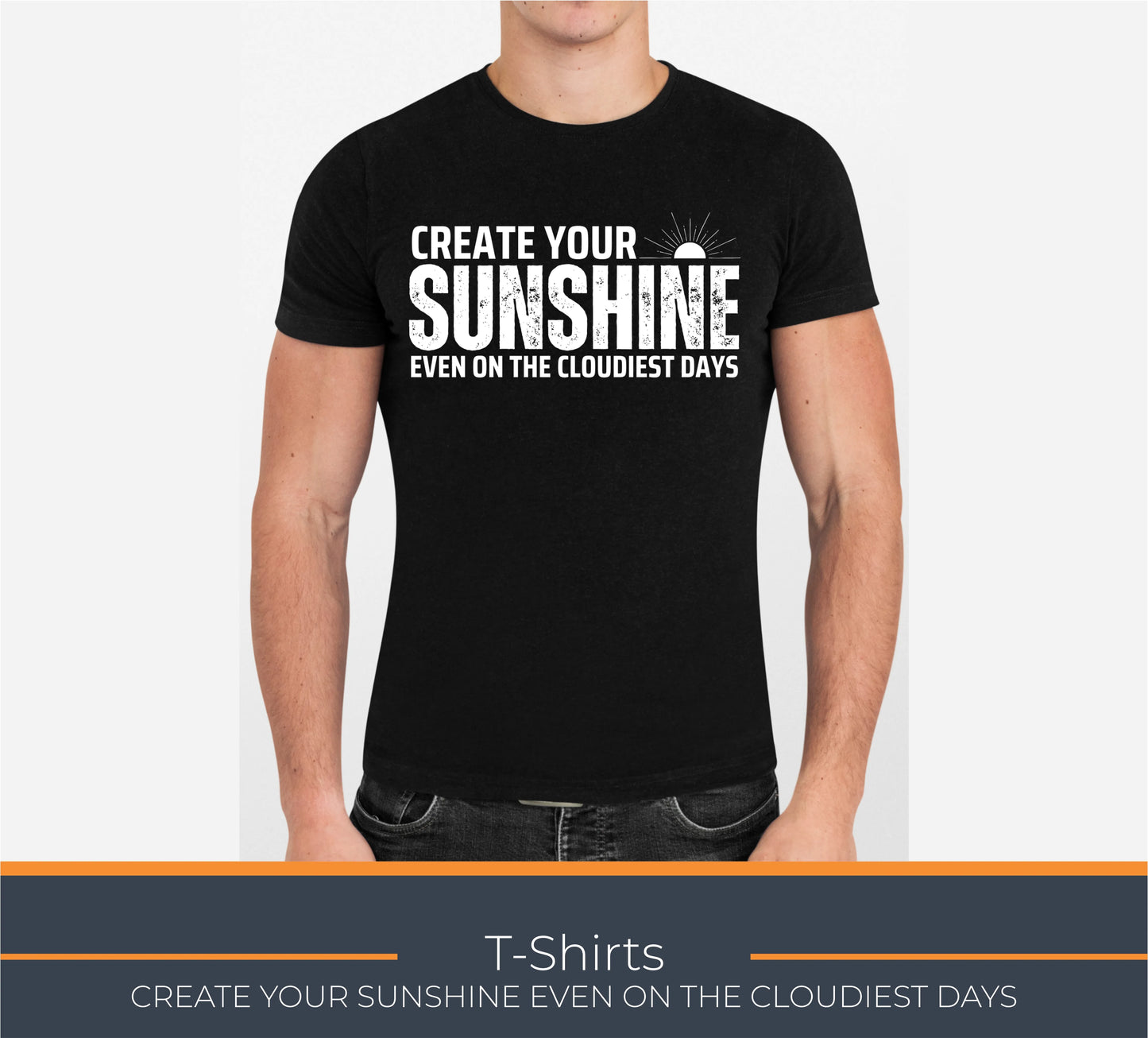 TShirt, CREATE YOUR SUNSHINE,Elegant Custom Polo T-Shirts - Vibrant Color Logos for Corporate, Sports Teams, Golf Events, Personalized Logo for Stylish Casual Wear