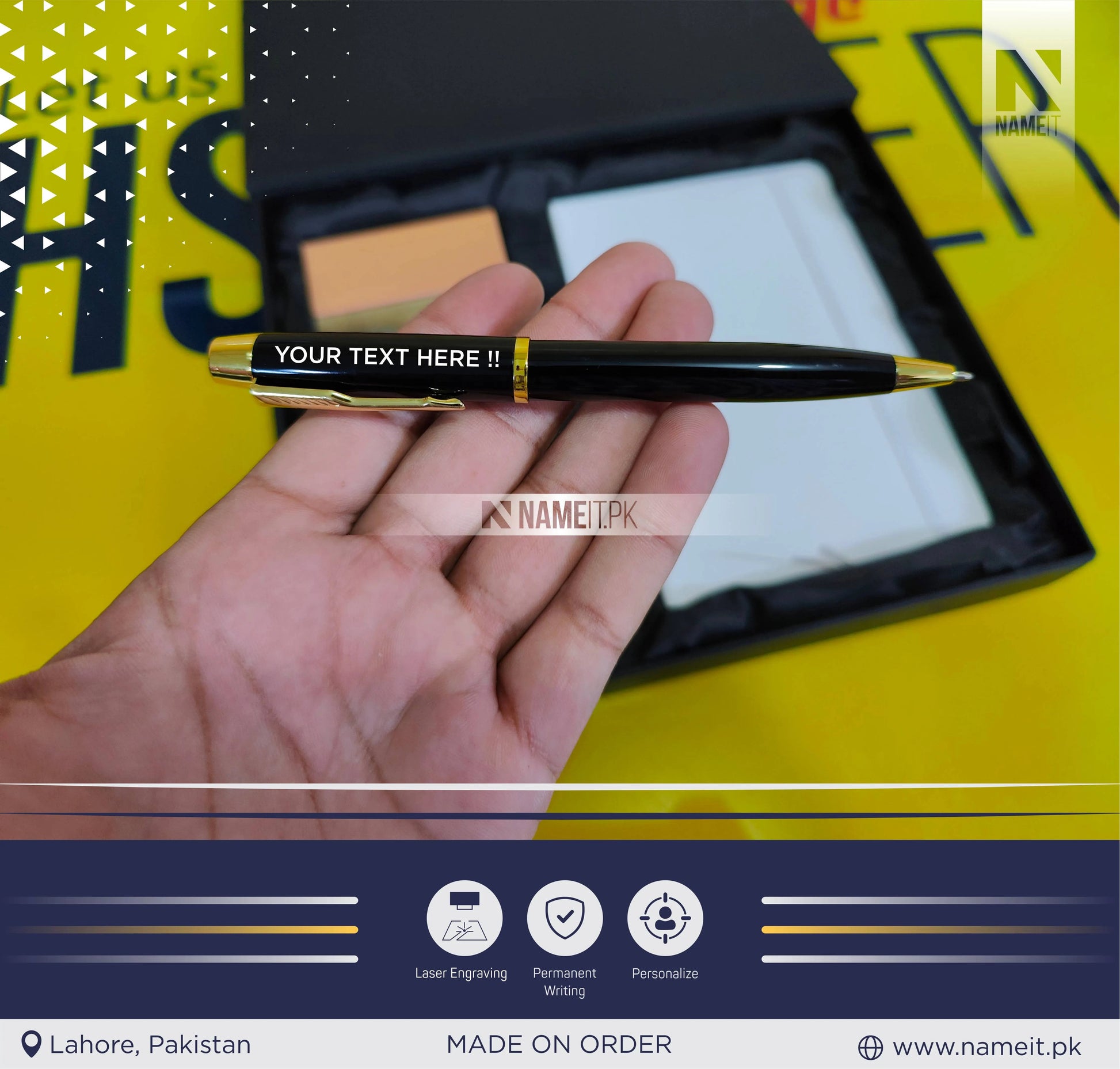 Corporate Gifts Box With Company Logo, Personalized Gift Box, Business Gift Box, Custom Gift Box, Present For Boss NAMEIT PAKISTAN